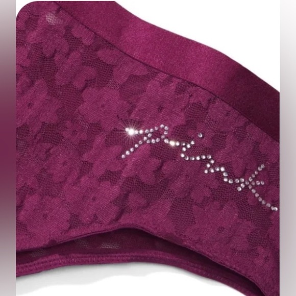 Victoria's Secret Pink Everywhere
Push Up Bra Panty 36C 42B Shine
Straps Magenta - Picture 6 of 8